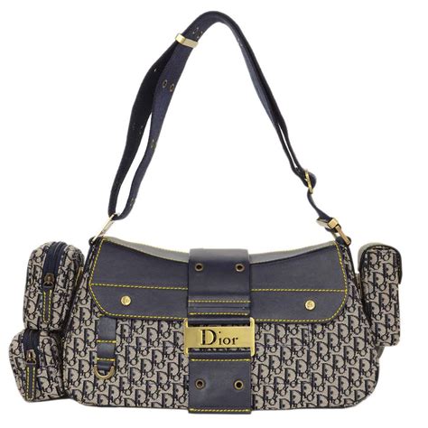 dior vintage blue bag|dior blue handbag.